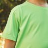 T-shirt enfant respirant en polyester recyclé, séchage rapide, 155 g/m²