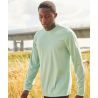 T-shirt de sport manches longues en polyester recyclé, séchage rapide, 155 g/m²