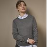 Pull femme ajusté col rond de qualité italienne fil mérinos