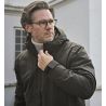 Veste homme imperméable extensible avec capuche amovible, 120 g/m²