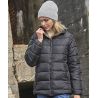 Doudoune femme légère à capuche en polyester recyclé, imperméable, 360 g/m²