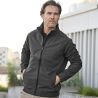 Veste stretch en polyester recyclé et nylon, déperlant, 210 g/m²