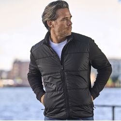 Veste bi-matière ajustée en polyester avec isolation DuPont™, 235 g/m²