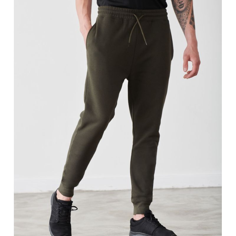 Pantalon de jogging coupe slim, taille élastiquée avec cordon ajustable, 250 g/m²