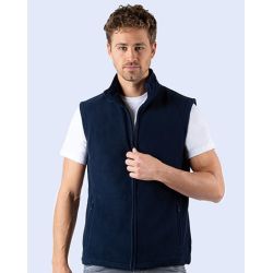 Bodywarmer gilet polaire ton sur ton anti-peluche pas cher, 330 g/m²