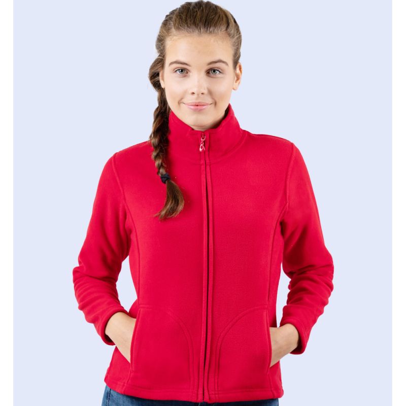 Veste polaire femme ton sur ton anti-peluche pas chère, 330 g/m²