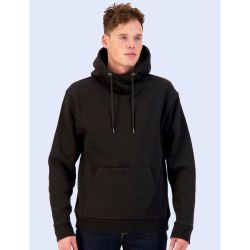 Sweat hoodie à capuche lourd déperlant et résistant aux tâches en coton bio, 400 g/m²