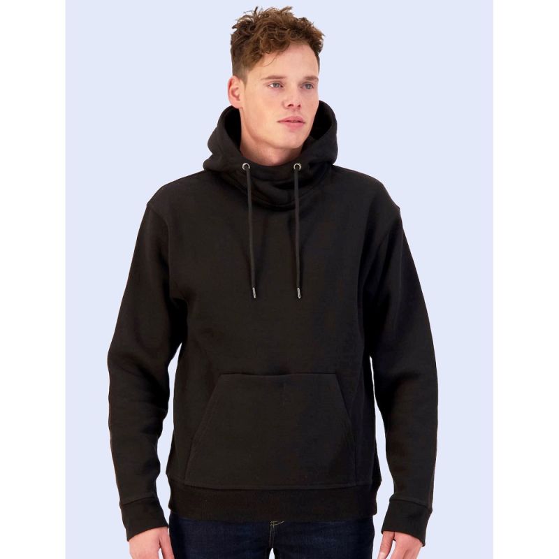 Sweat hoodie à capuche lourd déperlant et résistant aux tâches en coton bio, 400 g/m²