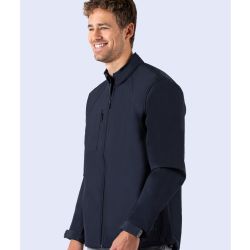 Veste Softshell 3 couches respirant, imperméable et coupe-vent, intérieur micropolaire, 340 g/m²