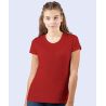 T-shirt femme en coton biologique col rond, manches courtes, 180 g/m²