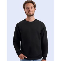 Sweat set in col rond en coton biologique et polyester recyclé, 300 g/m²