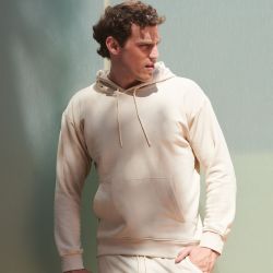 Sweat capuche écoresponsable en coton régénéré et polyester recyclé, 260 g/m²