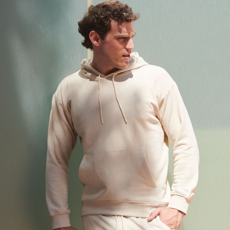 Sweat capuche écoresponsable en coton régénéré et polyester recyclé, 260 g/m²