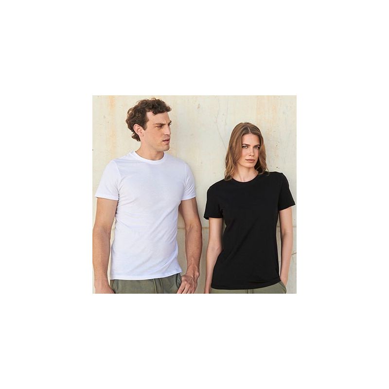 T-shirt unisexe en coton biologique col rond, manches courtes, 150 g/m²