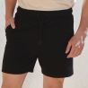 Short unisexe en coton régénéré et polyester recyclé, poches latérales, 260 g/m²