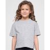 T-shirt crop-top fille coton, manches courtes, col rond, 200 g/m²