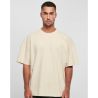 Tee-shirt urbain lourd, coupe large oversize, col rond, épaules tombantes, 300 g/m²