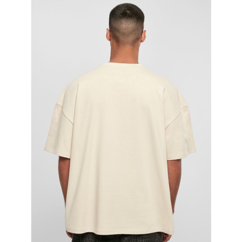 Tee-shirt urbain lourd, coupe large oversize, col rond, épaules tombantes, 300 g/m²