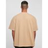 Tee-shirt urbain lourd, coupe large oversize, col rond, épaules tombantes, 300 g/m²