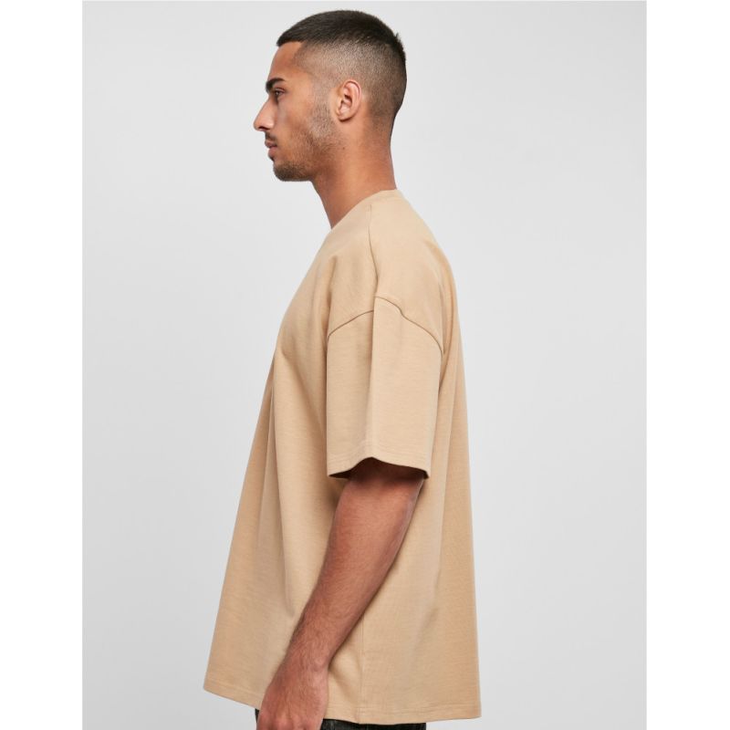 Tee-shirt urbain lourd, coupe large oversize, col rond, épaules tombantes, 300 g/m²