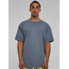T-shirt homme décoloré, coupe ample, épaules tombantes, en coton, 240 g/m²