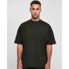 Tee-shirt oversize homme en coton, col ras-du-cou, manches courtes, 220 g/m²