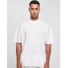 Tee-shirt oversize homme en coton, col ras-du-cou, manches courtes, 220 g/m²