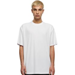 T-shirt de sport oversize col ras du cou, manches droites, en polyester, 140 g/m²