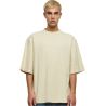 T-shirt oversize manches mi-longues col rond, épaules tombantes, en coton, 240 g/m²