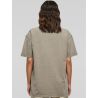T-shirt femme décoloré, coupe ample, épaules tombantes, en coton, 220 g/m²