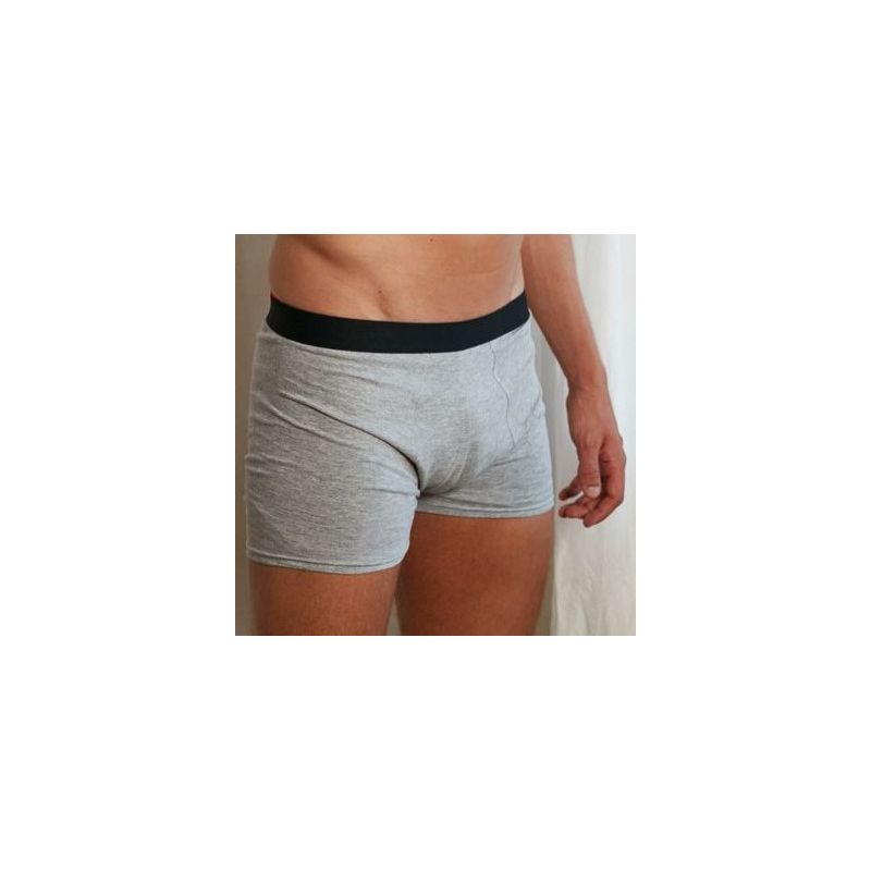 Boxer homme, bande élastiquée à la taille, en coton extensible, lot de 2, 160 g/m²