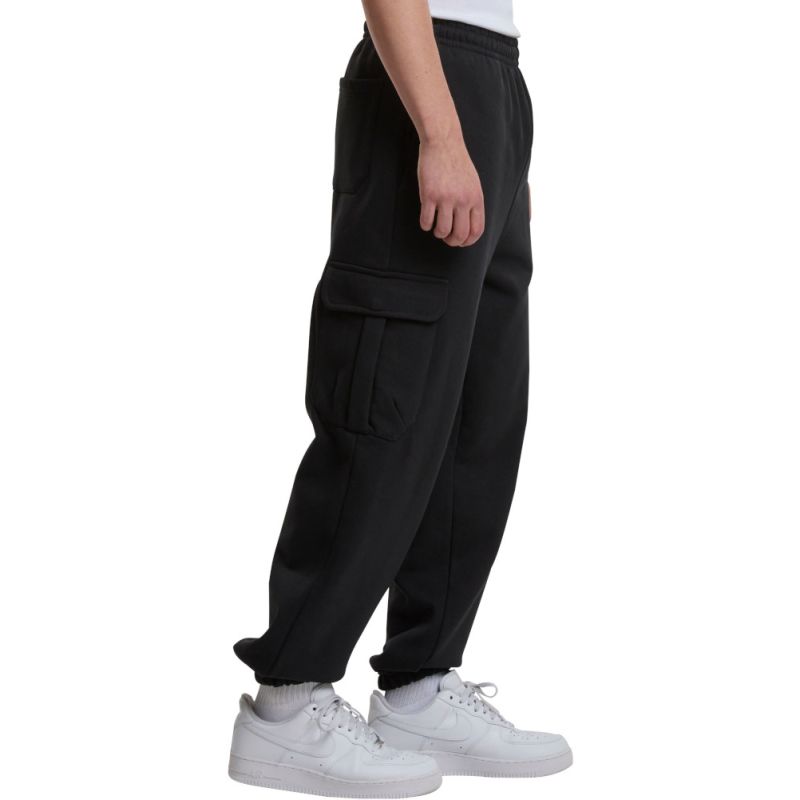 Pantalon de jogging vintage, poches cargo, bas de jambes resserés, 500 g/m²