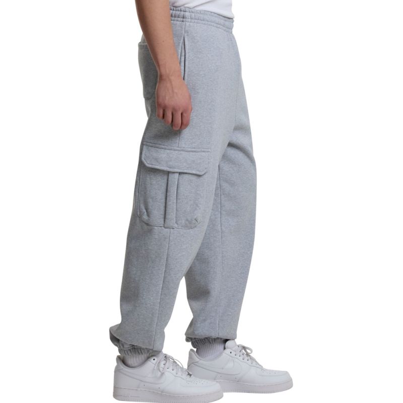 Pantalon de jogging vintage, poches cargo, bas de jambes resserés, 500 g/m²