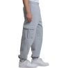 Pantalon de jogging vintage, poches cargo, bas de jambes resserés, 500 g/m²