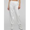 Jogging femme taille haute, taille élastiquée, bas de jambes resserrés, 300 g/m²