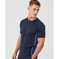 T-shirt Performance tricolore en polyester léger, manches raglan, 140 g/m²