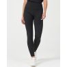 Legging femme taille haute, poche arrière zippée pour téléphone, 320 g/m²