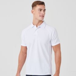 Polo de sport respirant haute performance raglan, 200 g/m²