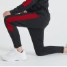 Pantalon de sport enfant slim ajusté, poches zippées, taille élastiquée, 250 g/m²