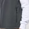 Bodywarmer softshell 3 couches, membrane respirante et imperméable, 340 g/m²