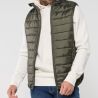 Bodywarmer homme en polyester recyclé, fermeture zippée, poches latérales, 160 g/m²