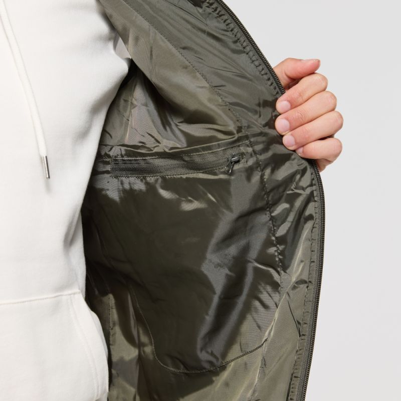 Bodywarmer homme en polyester recyclé, fermeture zippée, poches latérales, 160 g/m²