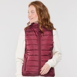 Bodywarmer femme en polyester recyclé, fermeture zippée, poches latérales, 160 g/m²