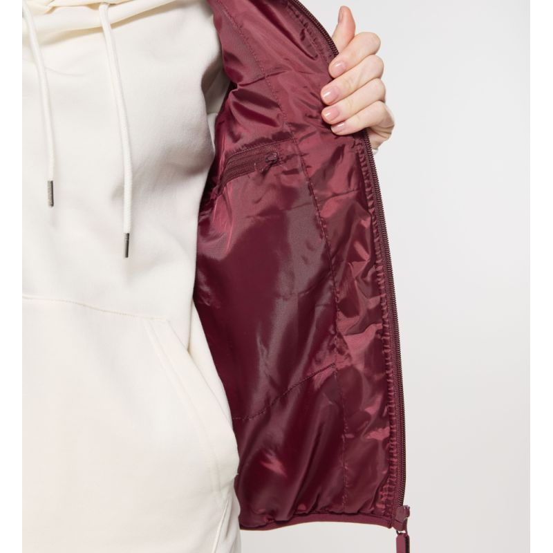 Bodywarmer femme en polyester recyclé, fermeture zippée, poches latérales, 160 g/m²