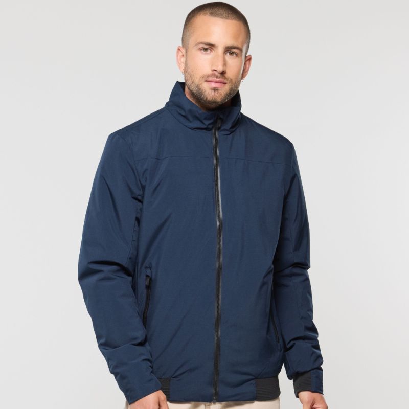 Blouson léger imperméable en polyester recyclé stretch