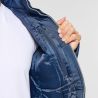 Parka matelassée ajustée, coupe-vent et imperméable, capuche dans le col, 210 g/m²