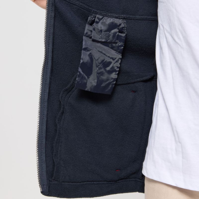 Veste polaire haute densité épaisse et chaude anti-peluche coupe-vent, 420 g/m²