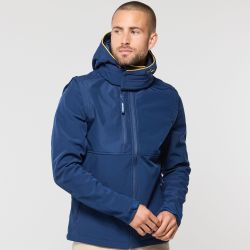 Softshell manches amovibles en polyester respirant et imperméable, 340 g/m²