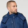Softshell manches amovibles en polyester respirant et imperméable, 340 g/m²