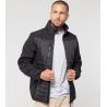 Blouson bi-matière doublé polaire déperlant et coupe-vent, 210 g/m²